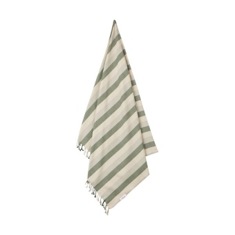 Mona Beach towel  - Grön randig